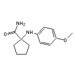 1-[(4-methoxyphenyl)amino]cyclopentane-1-carboxamide