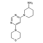 1-[6-(morpholin-4-yl)pyrimidin-4-yl]piperidin-3-amine