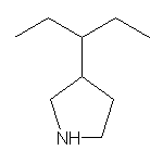 3-(pentan-3-yl)pyrrolidine