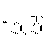 4-(3-methanesulfonylphenoxy)aniline