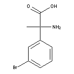 2-amino-2-(3-bromophenyl)propanoic acid