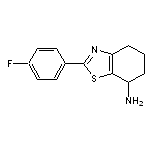 2-(4-fluorophenyl)-4,5,6,7-tetrahydro-1,3-benzothiazol-7-amine