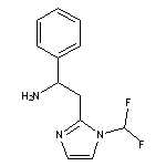 2-[1-(difluoromethyl)-1H-imidazol-2-yl]-1-phenylethan-1-amine