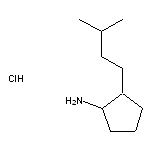 2-(3-methylbutyl)cyclopentan-1-amine hydrochloride