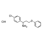 1-(1-amino-3-phenoxypropyl)-4-chlorobenzene hydrochloride