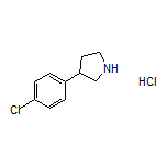 3-(4-chlorophenyl)pyrrolidine hydrochloride