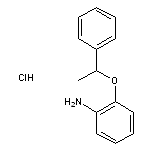 2-(1-phenylethoxy)aniline hydrochloride