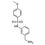 N-[3-(aminomethyl)phenyl]-4-methoxybenzene-1-sulfonamide