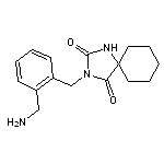 3-{[2-(aminomethyl)phenyl]methyl}-1,3-diazaspiro[4.5]decane-2,4-dione