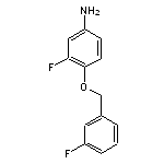 3-fluoro-4-[(3-fluorophenyl)methoxy]aniline