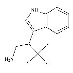 3,3,3-trifluoro-2-(1H-indol-3-yl)propan-1-amine