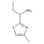 1-(4-methyl-1,3-thiazol-2-yl)propan-1-amine