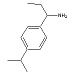 1-[4-(propan-2-yl)phenyl]propan-1-amine