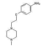 4-[2-(4-methylpiperazin-1-yl)ethoxy]aniline