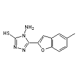 4-amino-5-(5-methyl-1-benzofuran-2-yl)-4H-1,2,4-triazole-3-thiol