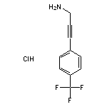 3-[4-(trifluoromethyl)phenyl]prop-2-yn-1-amine hydrochloride