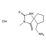 6-(aminomethyl)-3-methyl-1,3-diazaspiro[4.4]nonane-2,4-dione hydrochloride