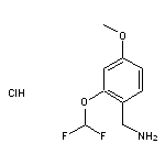 [2-(difluoromethoxy)-4-methoxyphenyl]methanamine hydrochloride