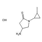 4-amino-1-(2-methylcyclopropyl)pyrrolidin-2-one hydrochloride