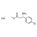 methyl (3S)-3-amino-3-(4-chlorophenyl)propanoate hydrochloride