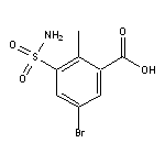 5-bromo-2-methyl-3-sulfamoylbenzoic acid