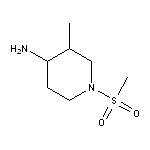 3-Methyl-1-(methylsulfonyl)piperidin-4-amine