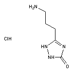 5-(3-aminopropyl)-2,3-dihydro-1H-1,2,4-triazol-3-one hydrochloride