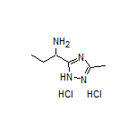 1-(3-Methyl-1H-1,2,4-triazol-5-yl)-1-propanamine Dihydrochloride