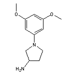 1-(3,5-dimethoxyphenyl)pyrrolidin-3-amine