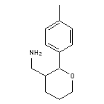 [2-(4-methylphenyl)oxan-3-yl]methanamine