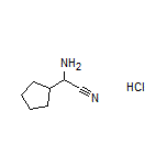 2-amino-2-cyclopentylacetonitrile hydrochloride