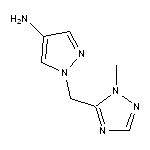 1-[(1-methyl-1H-1,2,4-triazol-5-yl)methyl]-1H-pyrazol-4-amine