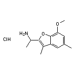 1-(7-methoxy-3,5-dimethyl-1-benzofuran-2-yl)ethan-1-amine hydrochloride