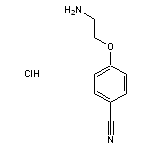 4-(2-aminoethoxy)benzonitrile hydrochloride