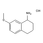 7-methoxy-1,2,3,4-tetrahydronaphthalen-1-amine hydrochloride