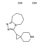 1-{5H,6H,7H,8H,9H-[1,2,4]triazolo[4,3-a]azepin-3-yl}-6-azaspiro[2.5]octane dihydrochloride