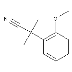 2-(2-methoxyphenyl)-2-methylpropanenitrile