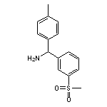 (3-methanesulfonylphenyl)(4-methylphenyl)methanamine