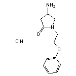 4-amino-1-(2-phenoxyethyl)pyrrolidin-2-one hydrochloride