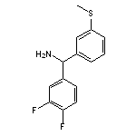 (3,4-difluorophenyl)[3-(methylsulfanyl)phenyl]methanamine