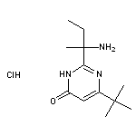 2-(1-amino-1-methylpropyl)-6-tert-butylpyrimidin-4(3H)-one hydrochloride