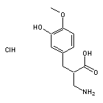 3-amino-2-[(3-hydroxy-4-methoxyphenyl)methyl]propanoic acid hydrochloride