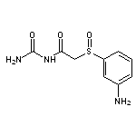 [2-(3-aminobenzenesulfinyl)acetyl]urea