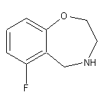 6-fluoro-2,3,4,5-tetrahydro-1,4-benzoxazepine