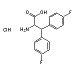 2-amino-3,3-bis(4-fluorophenyl)propanoic acid hydrochloride