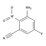 3-amino-5-fluoro-2-nitrobenzonitrile