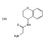 2-amino-N-(3,4-dihydro-2H-1-benzopyran-4-yl)acetamide hydrochloride