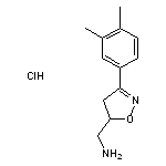 [3-(3,4-dimethylphenyl)-4,5-dihydro-1,2-oxazol-5-yl]methanamine hydrochloride