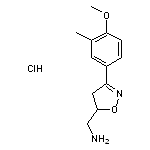 [3-(4-methoxy-3-methylphenyl)-4,5-dihydro-1,2-oxazol-5-yl]methanamine hydrochloride