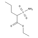 ethyl 2-sulfamoylpentanoate